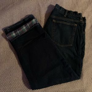 Old Navy Flannel Lined Jeans